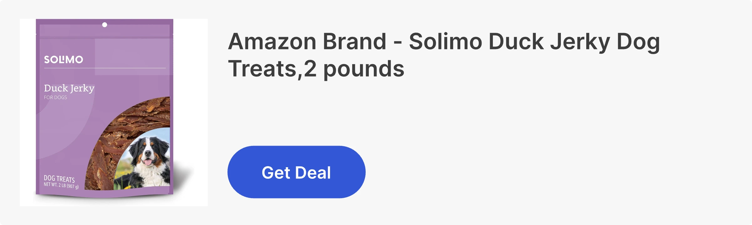 Solimo Duck Jerky Dog Treats