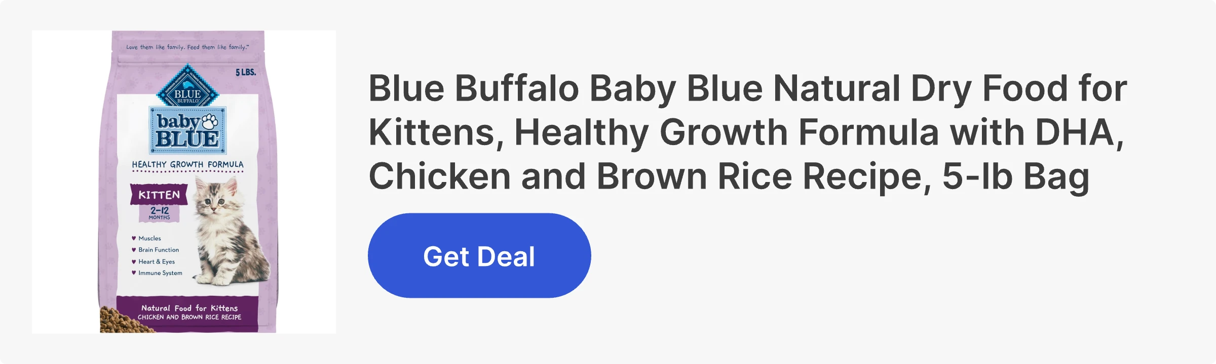 Natural Dry Food for Kittens Natural Dry Food for Kittens