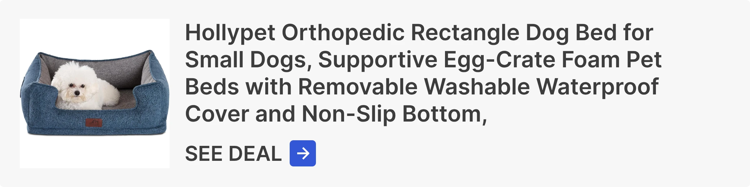 Orthopedic Rectangle Dog Bed for Small Dogs Orthopedic Rectangle Dog Bed for Small Dogs